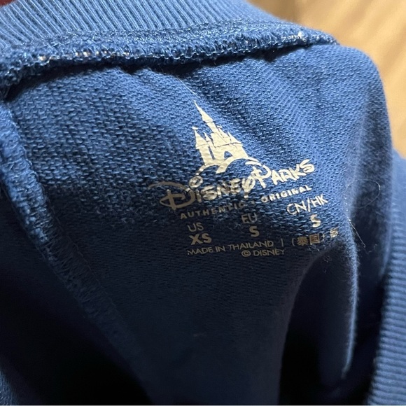 New Disney Womens Blue Jogger Sweatpants Happy to Be… Size XS - Picture 7 of 7